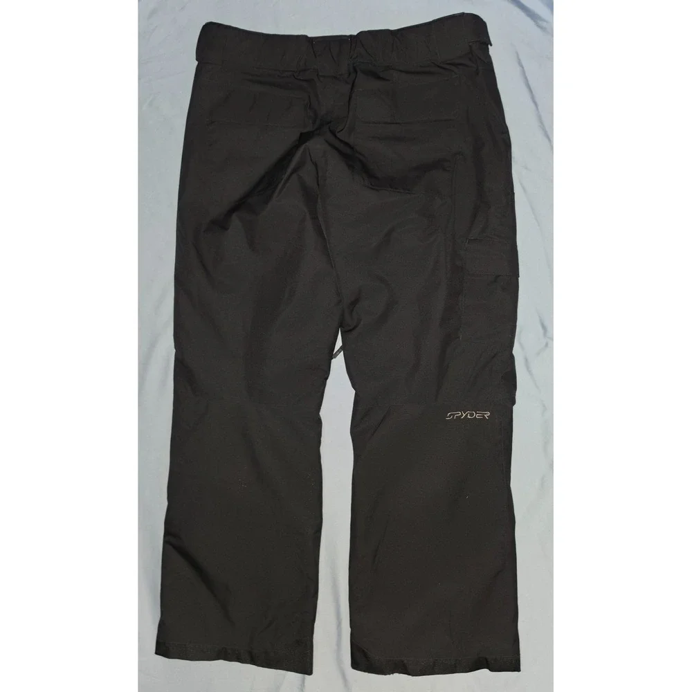 SPYDER Spylon Black Ski Snow Pants XtL 20K Snowboard Lined Vented EUC Men's XL-R